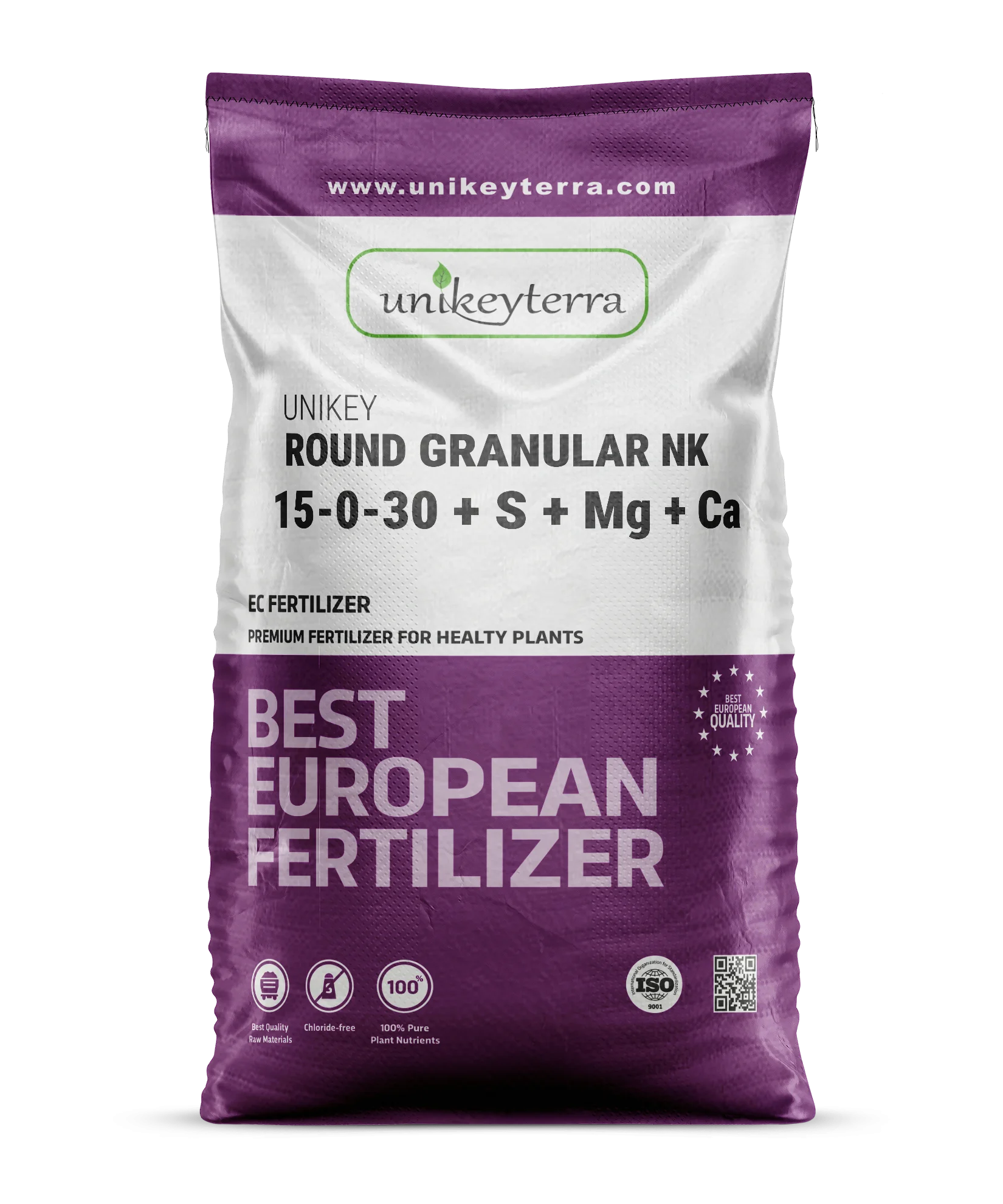 Round Granular NPK 15-0-30+S+Mg+Ca