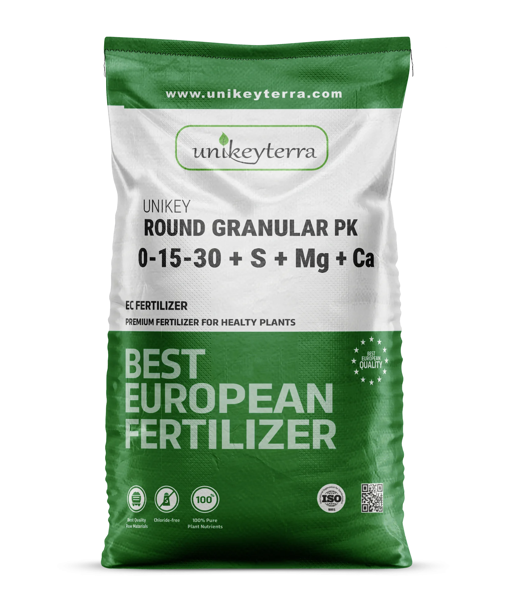 Round Granular PK 0-15-30+S+Mg+Ca