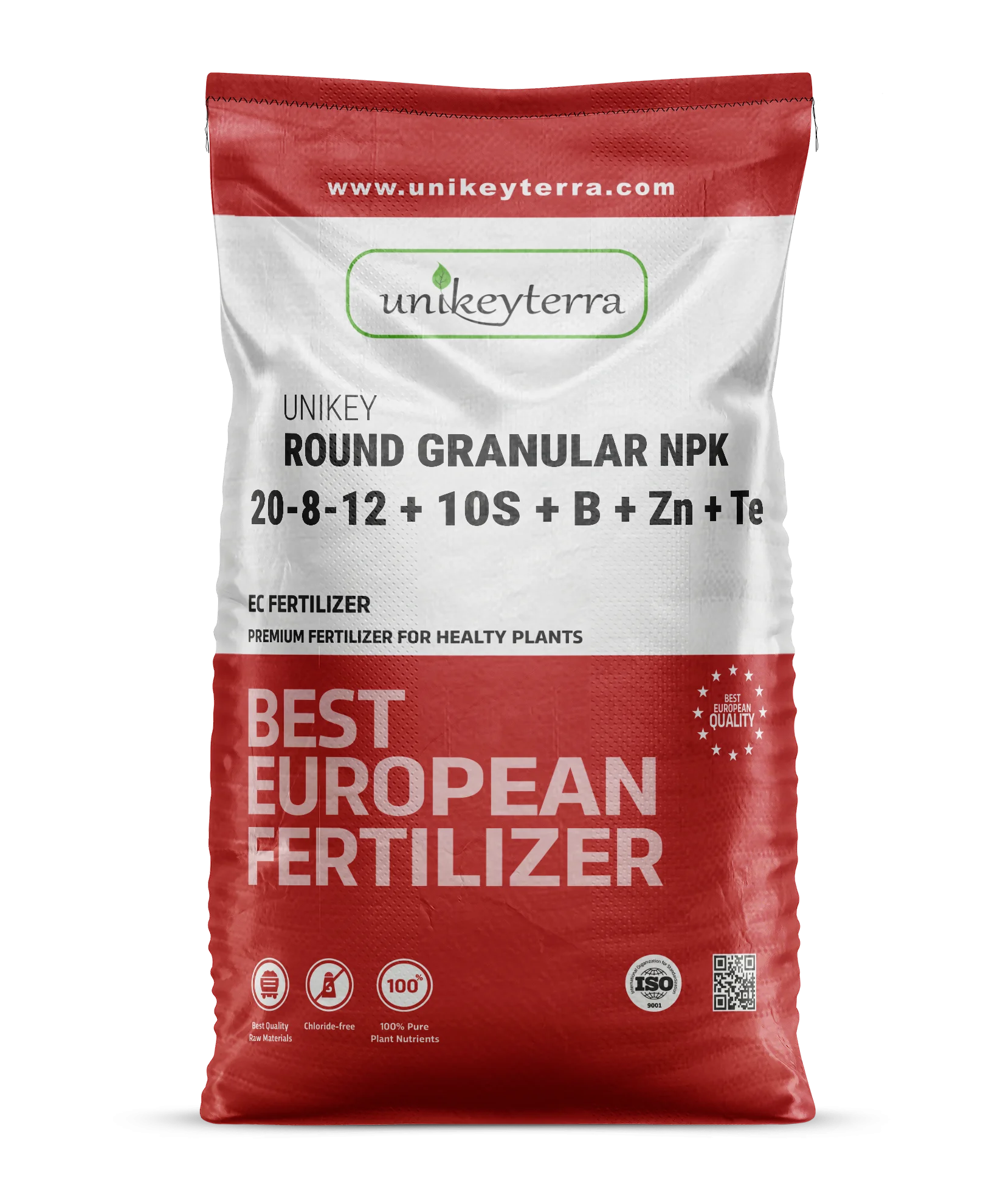 Round Granular NPK 20-8-12+10S+B+Zn+Te