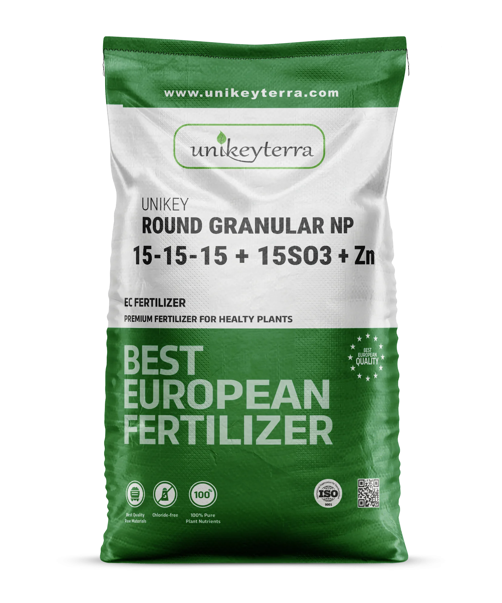 Round Granular 15-15-15+15SO3+Zn