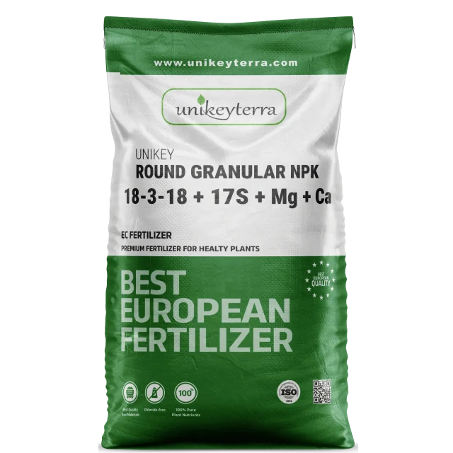 Round Granular NPK 18-3-18+17S+Mg+Ca